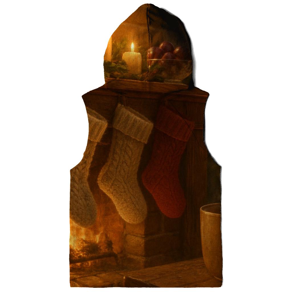 Candlelight On The Evergreen Mantel designer hoodies