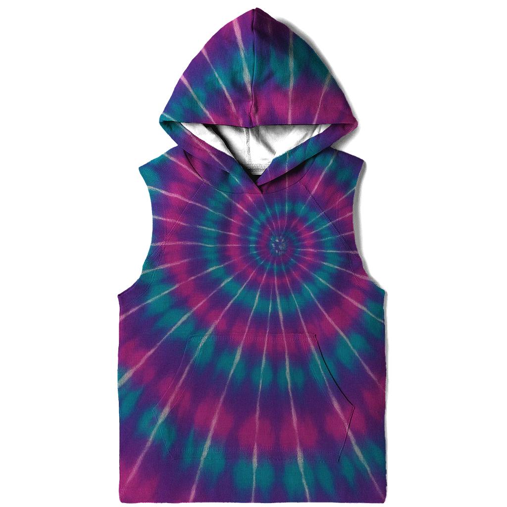 Nebula Spiral Overdye Whirlpool custom hoodies