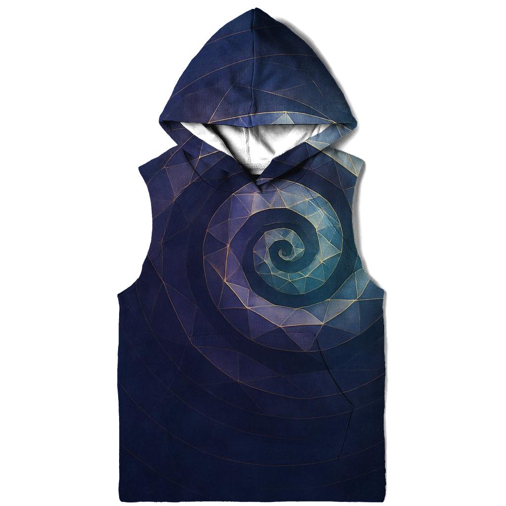 Crystal Spiral Of Renewal zip-up hoodies