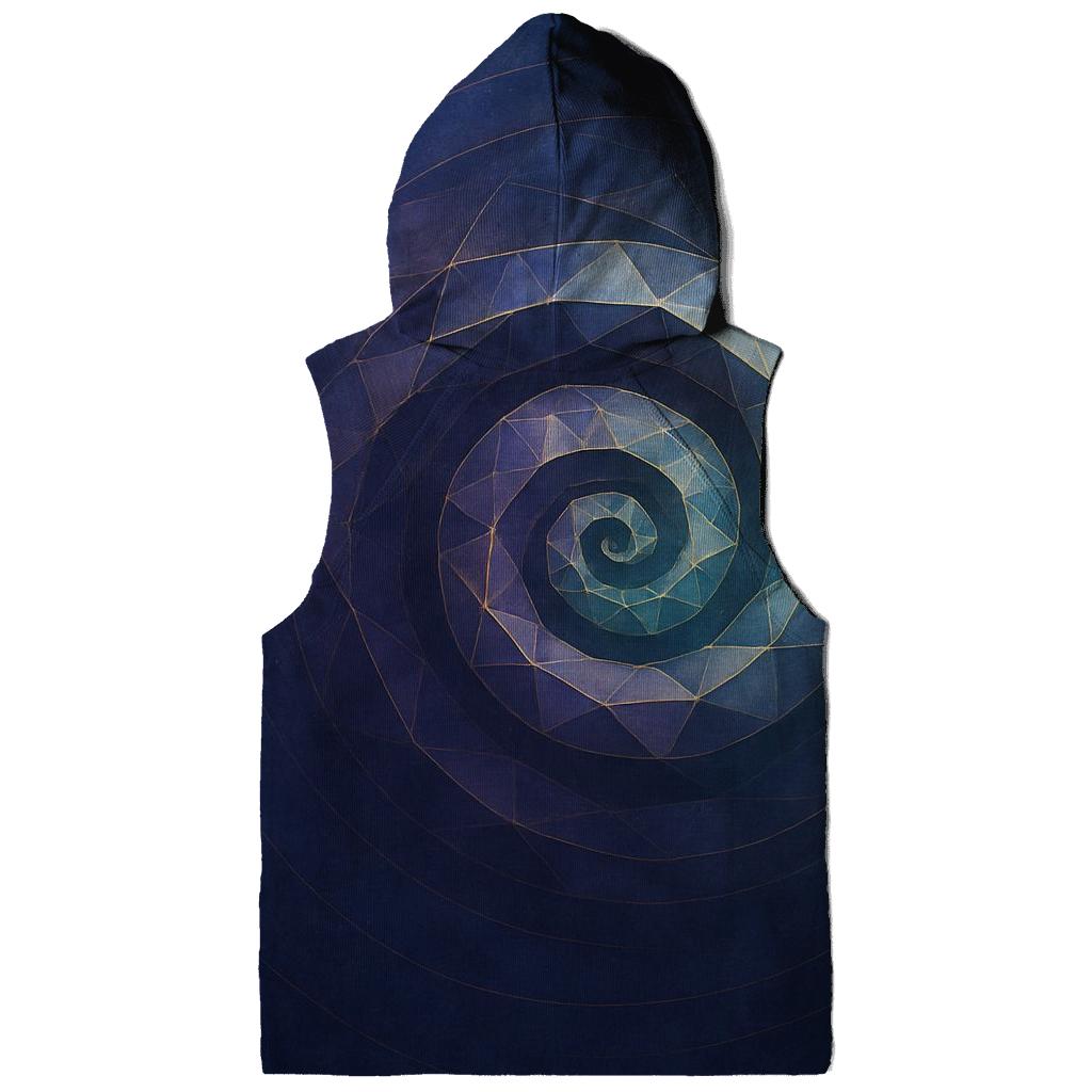 Crystal Spiral Of Renewal zip-up hoodies