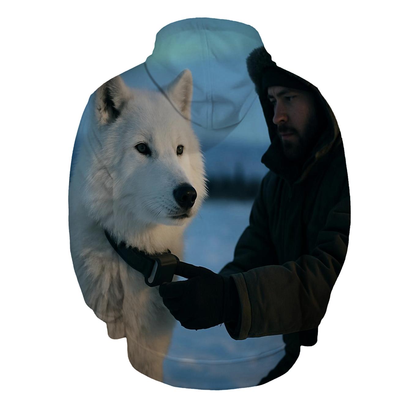 Arctic Wolf Under Boreal Research Collar Check hoodie styles
