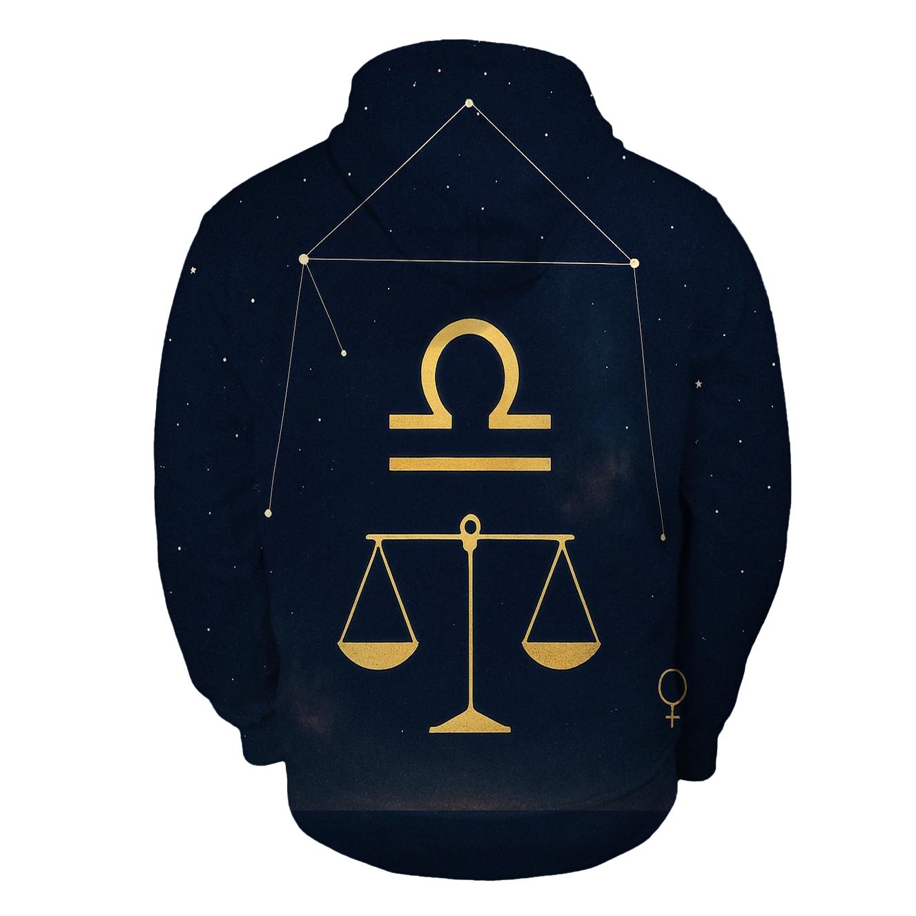 Libra Equinox Star Chart Scales hoodies fashion