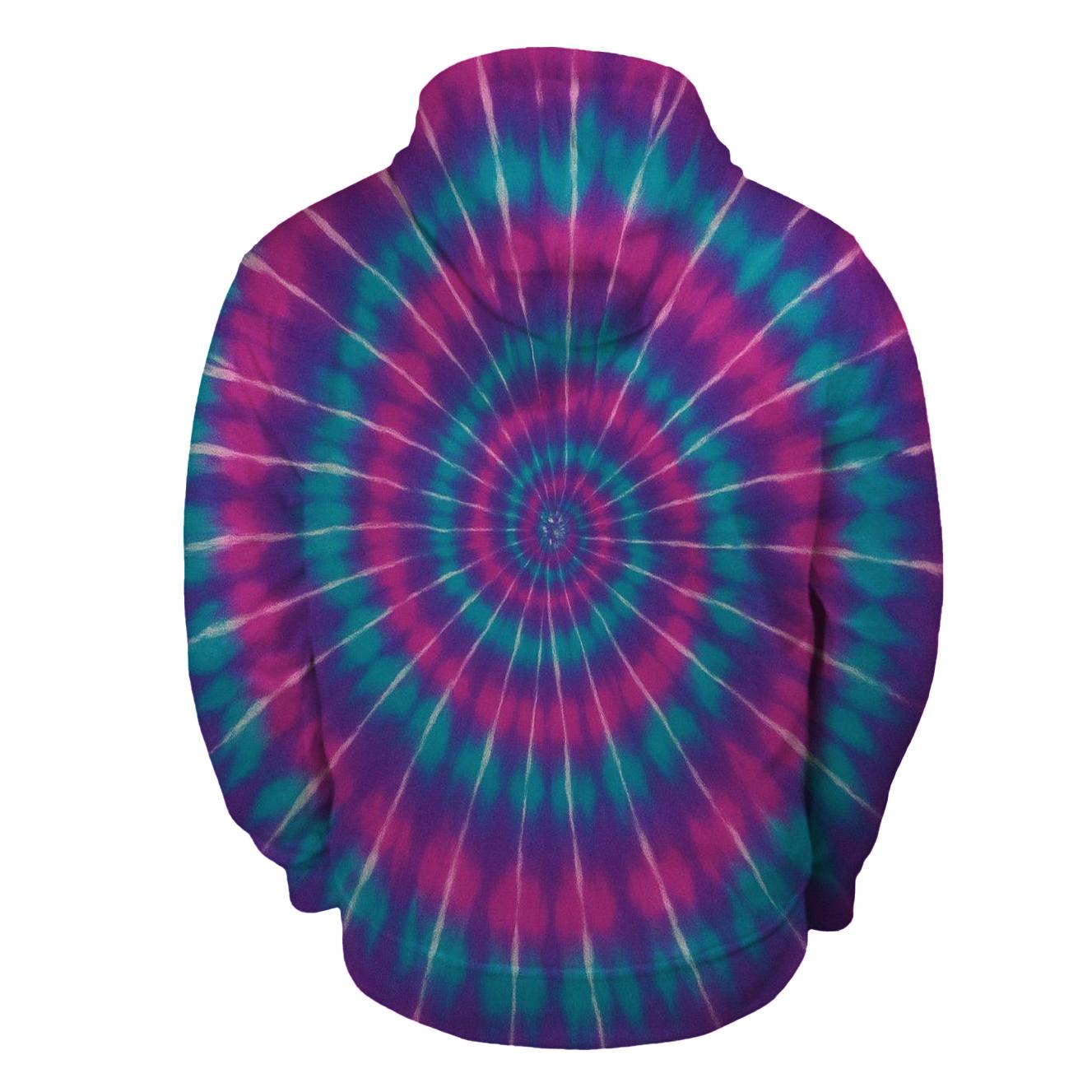 Nebula Spiral Overdye Whirlpool hoodies fashion