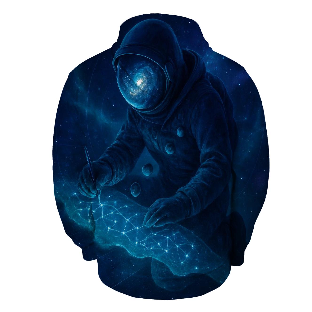 The Luminous Cartographer Of Spiral Seas premium hoodies