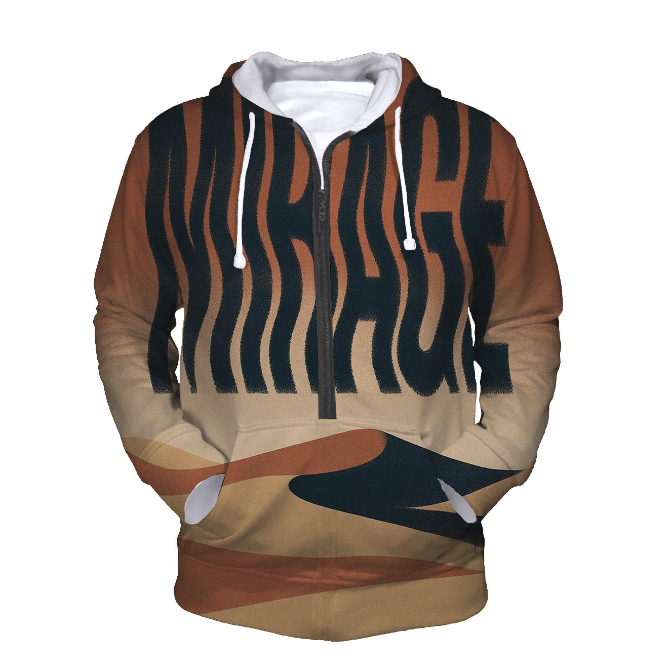 Desert Moon Typography Mirage pullover hoodies