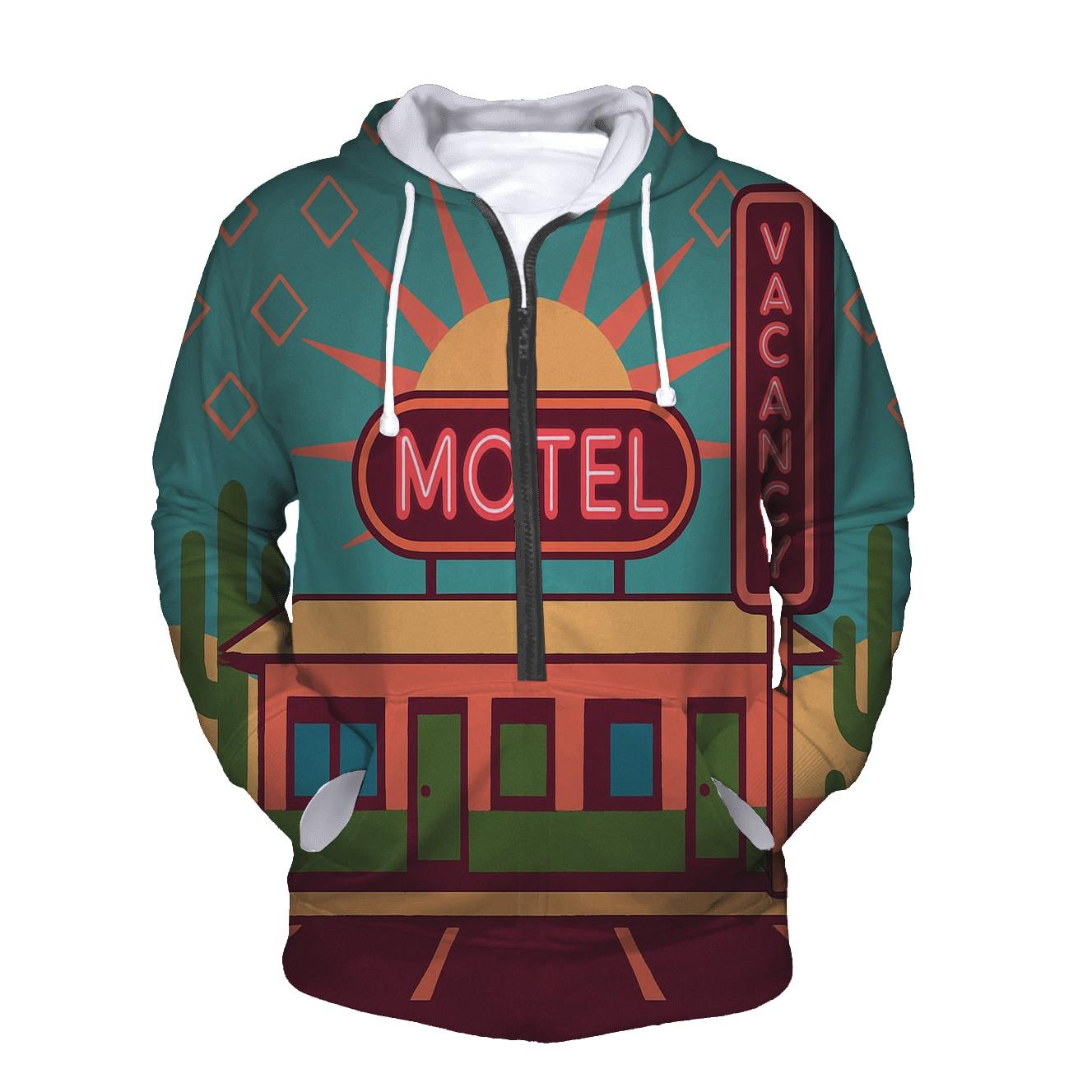 Desert Motel Neon Geometry hoodie styles