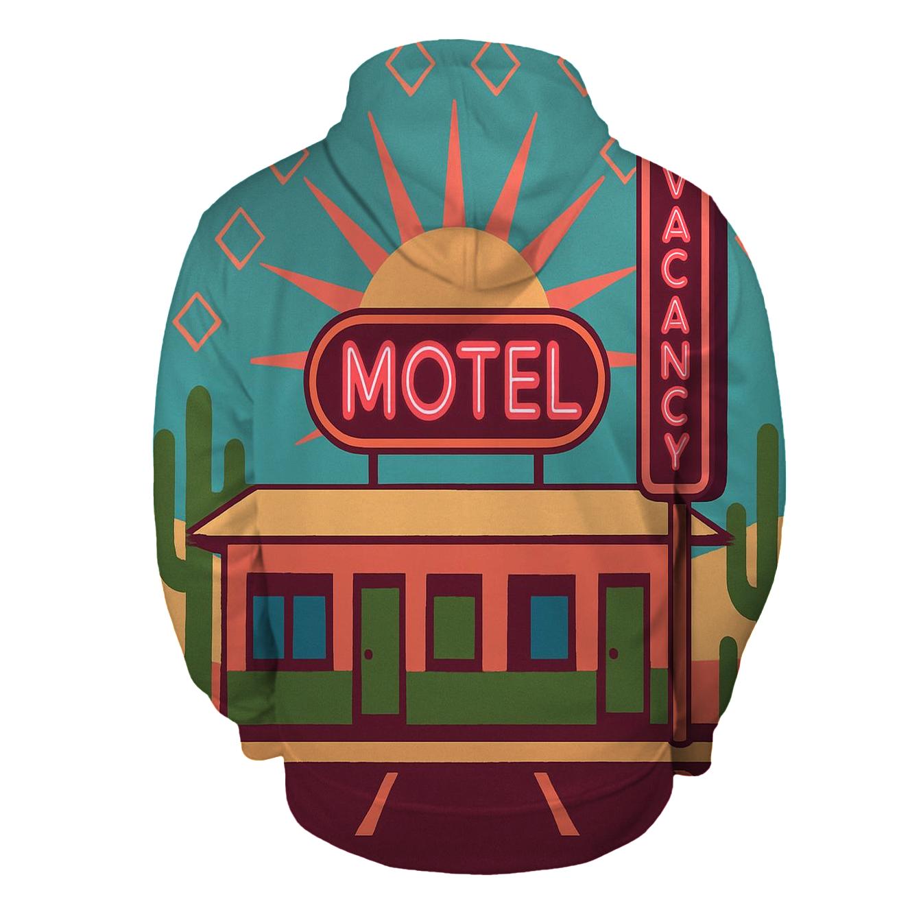 Desert Motel Neon Geometry hoodie styles