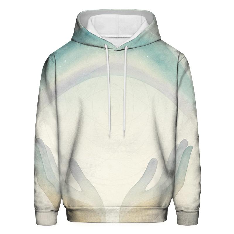 Quiet Aurora Prayer Hands hoodie trends