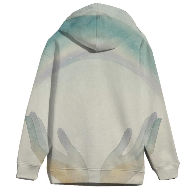 Quiet Aurora Prayer Hands hoodie trends