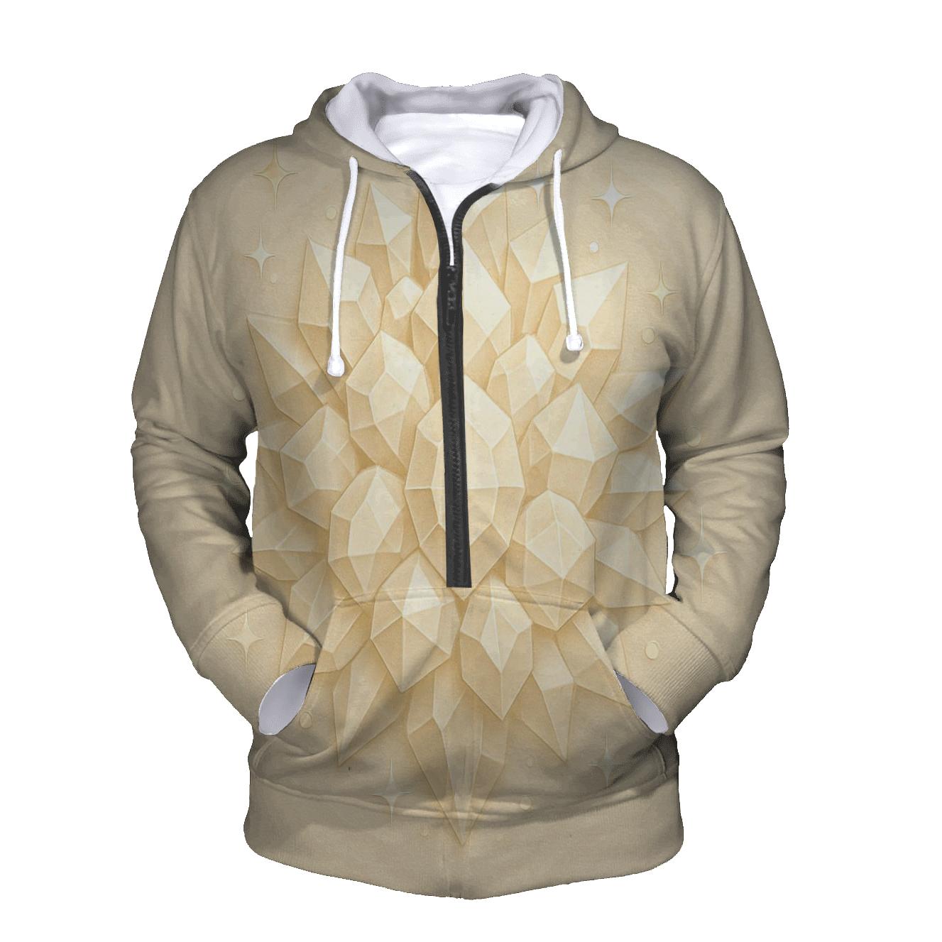 Champagne Crystal Lattice hoodie designs