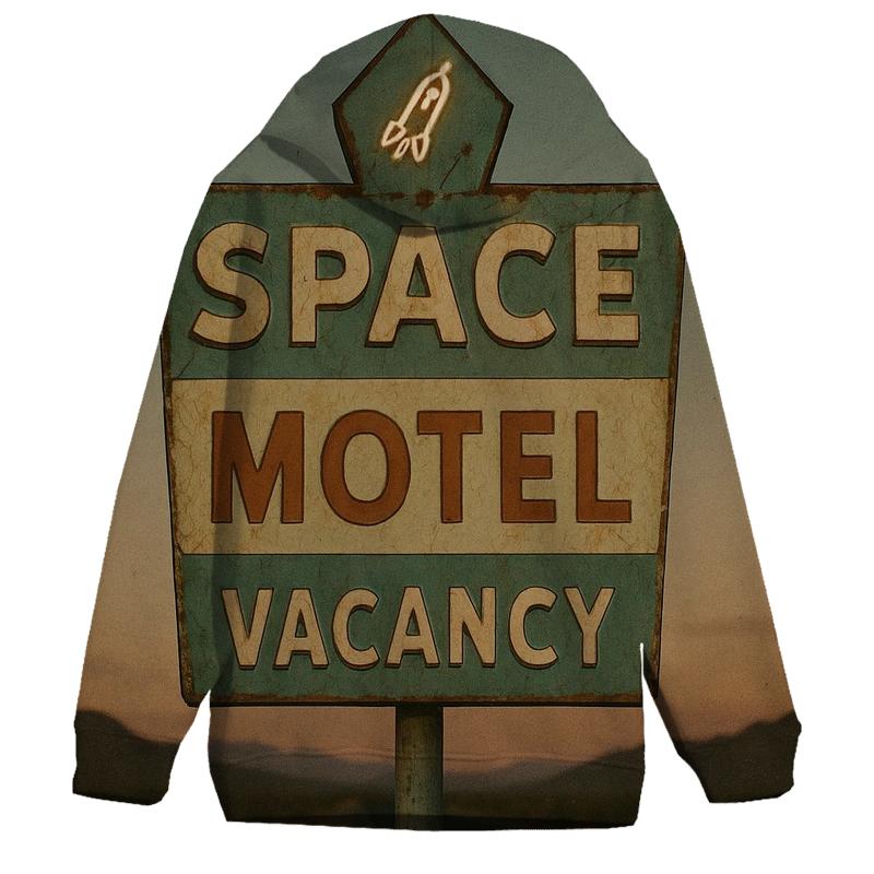 Faded Space Motel Vacancy Sign hoodie trends
