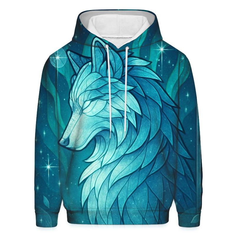 Cathedral Of The Aurora Wolf pullover hoodies