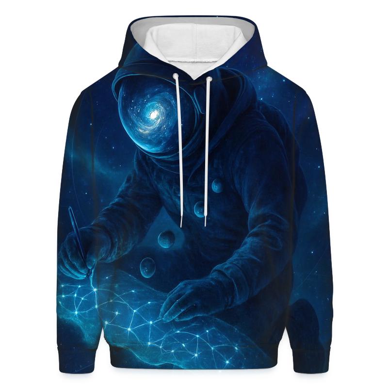 The Luminous Cartographer Of Spiral Seas zip-up hoodies