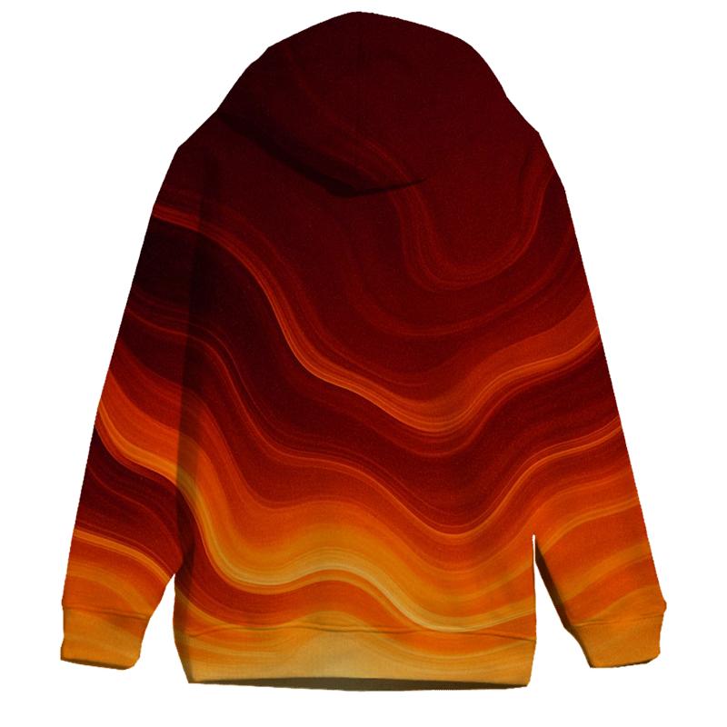 Molten Horizon Pour pullover hoodies