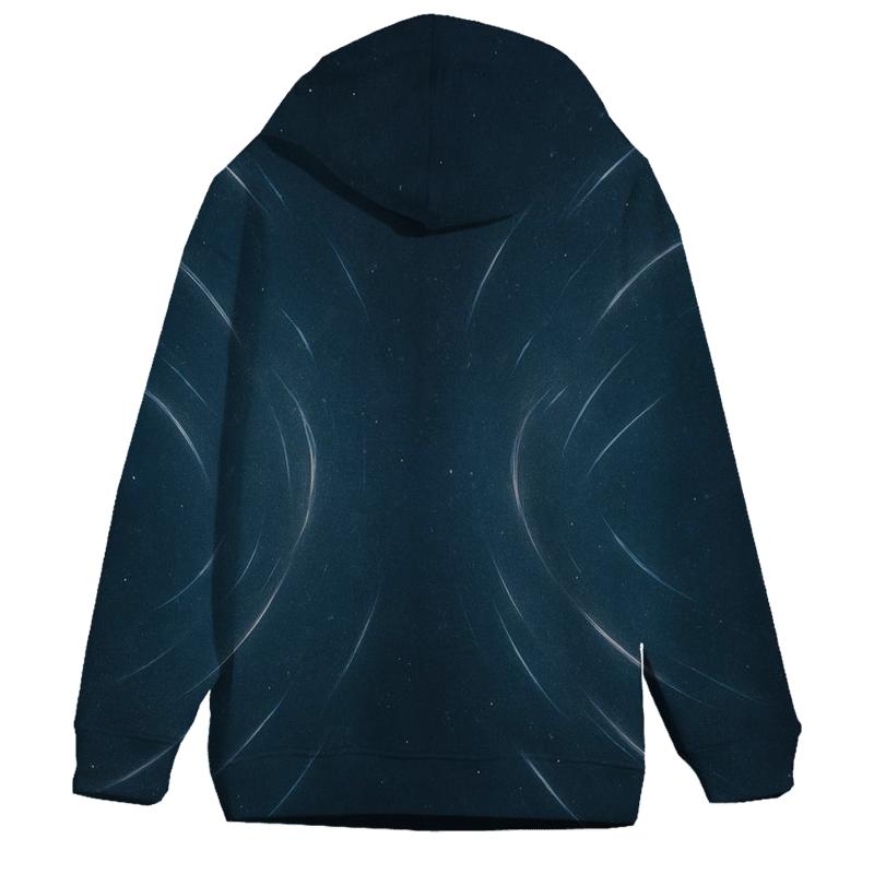 Gravitational Lens Arc Garden embroidered hoodies