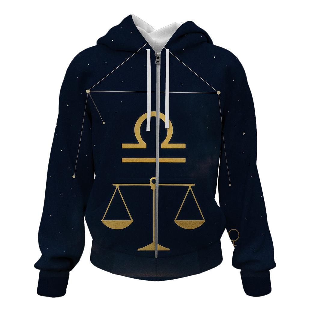 Libra Equinox Star Chart Scales hoodie styles