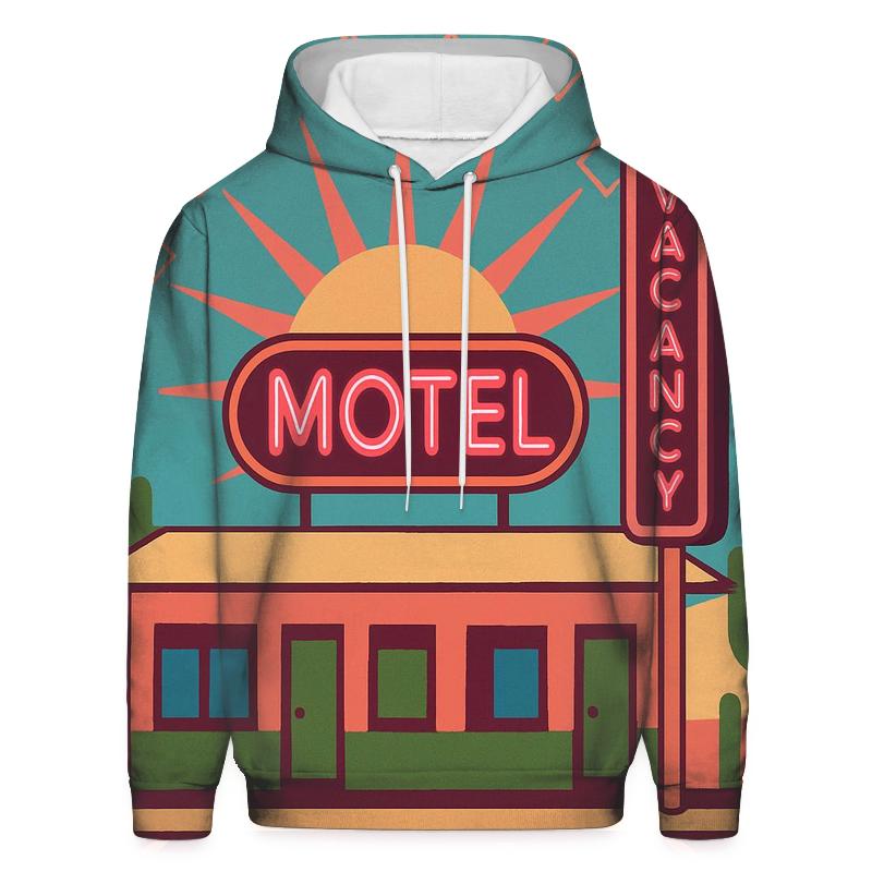 Desert Motel Neon Geometry hoodie trends