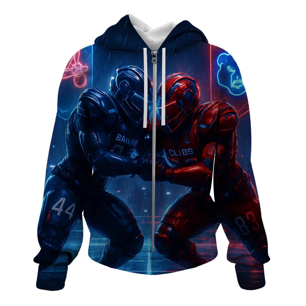 Neon Skyline Scrimmage Braves Vs Cubs hoodie trends