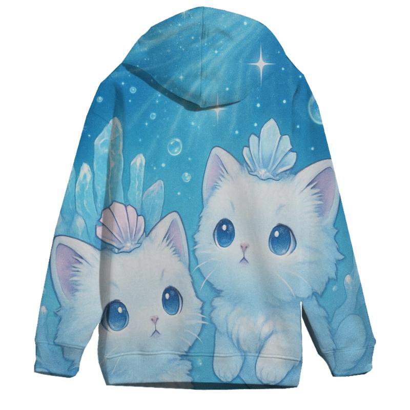 Crystal Reef Stargazer Cats premium hoodies