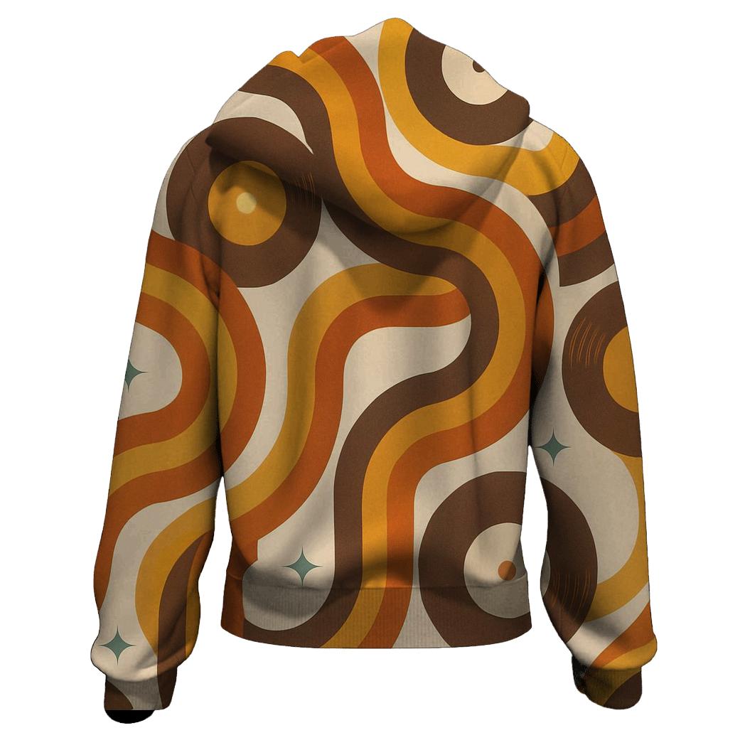 Groovy Vinyl Record Ribbons custom hoodies
