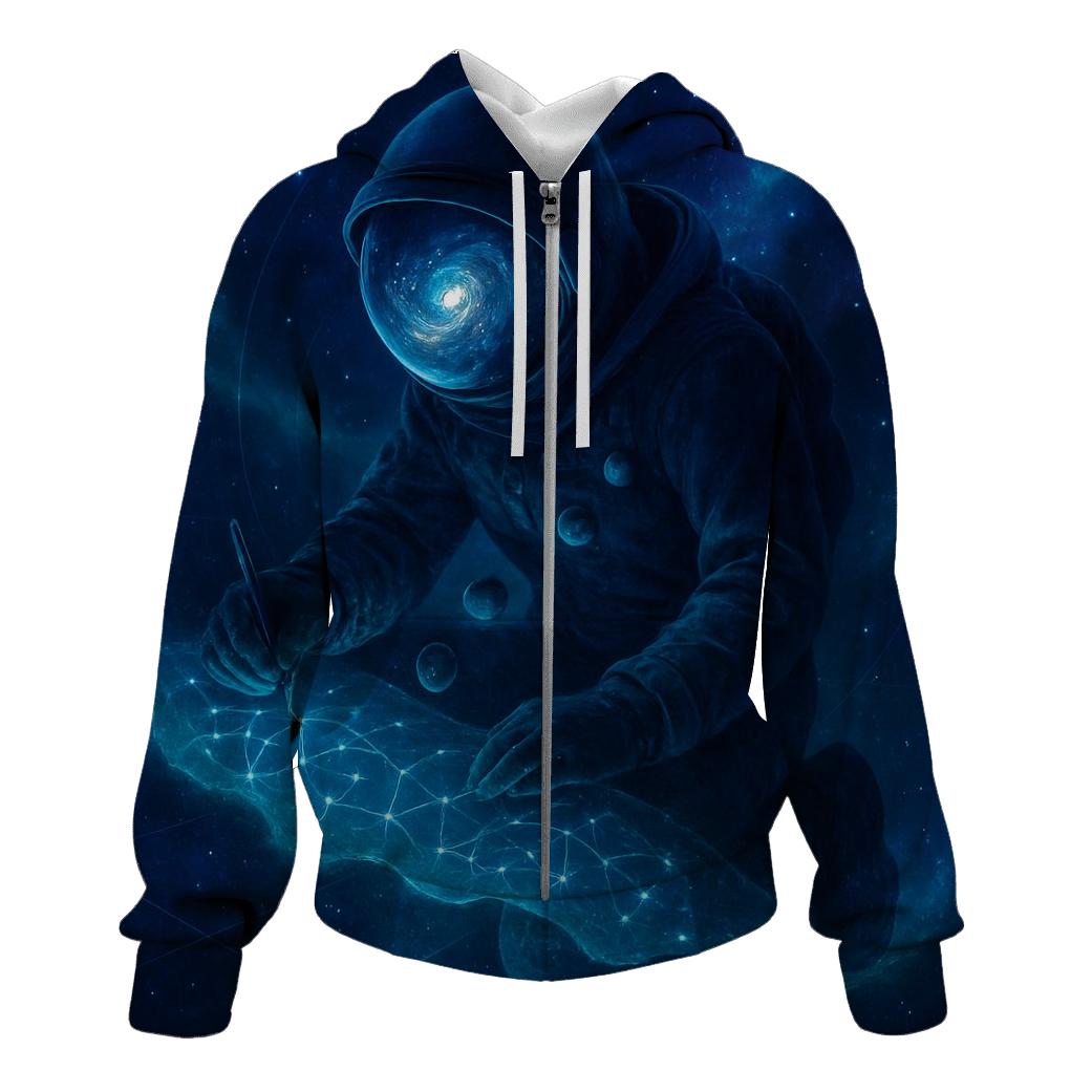 The Luminous Cartographer Of Spiral Seas lightweight hoodies