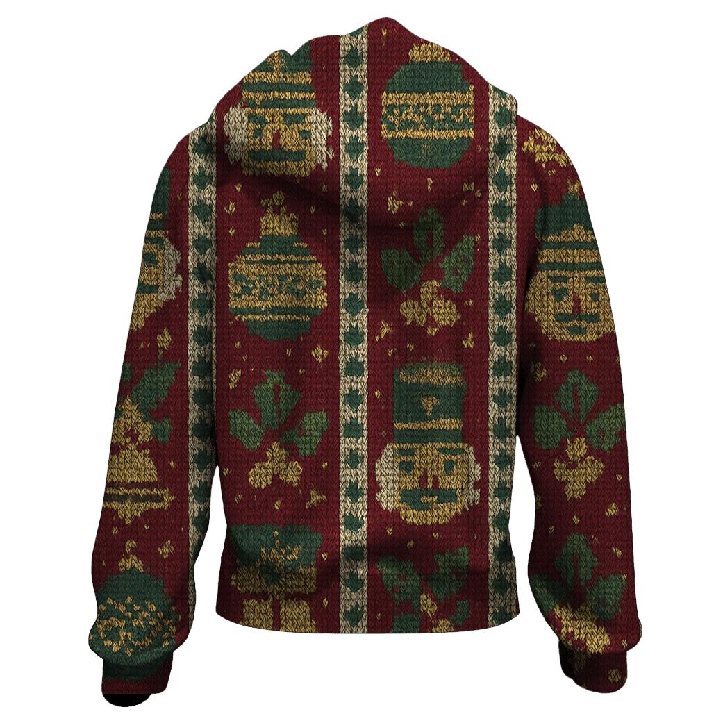 Nutcracker Ornament Ladder Stripe Design hoodie trends