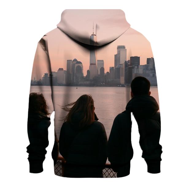 Civic Dawn Over Manhattan From The Staten Island Ferry pullover hoodies