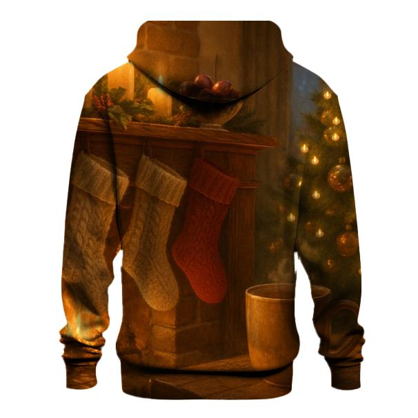 Candlelight On The Evergreen Mantel pullover hoodies