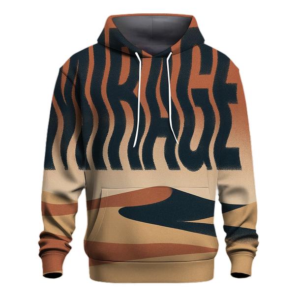 Desert Moon Typography Mirage custom hoodies