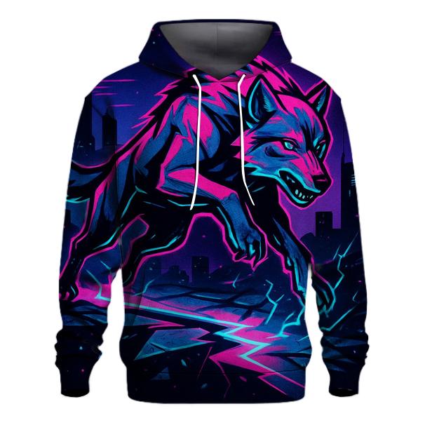 Neon Rift Howlrunner embroidered hoodies