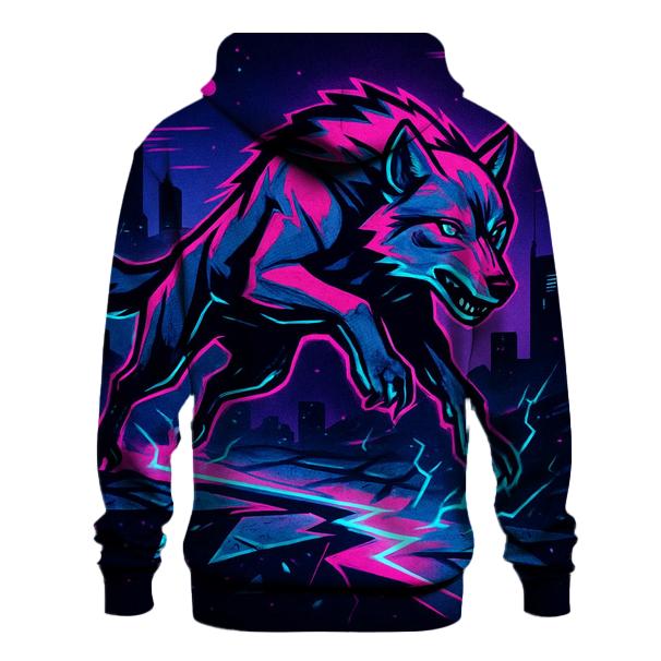 Neon Rift Howlrunner embroidered hoodies