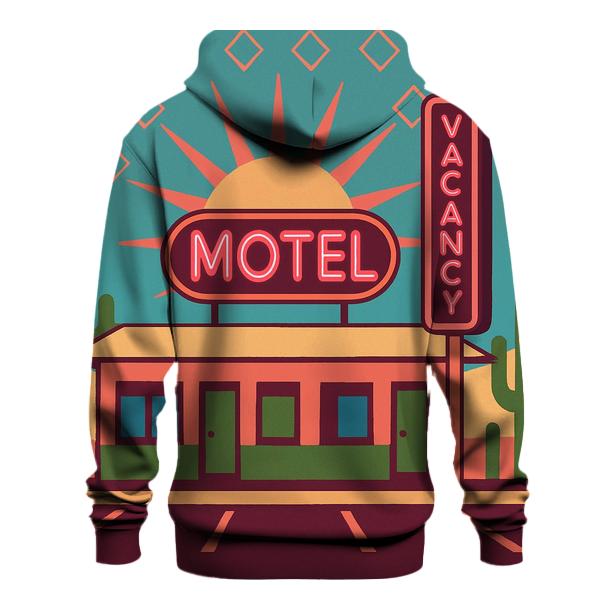 Desert Motel Neon Geometry pullover hoodies