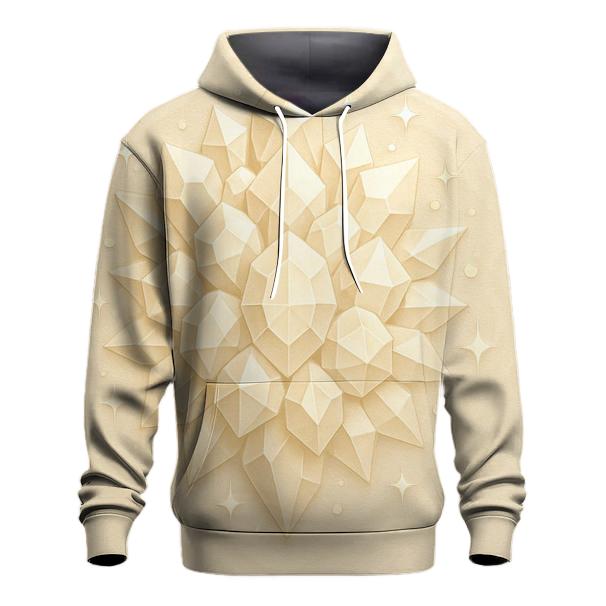 Champagne Crystal Lattice pullover hoodies