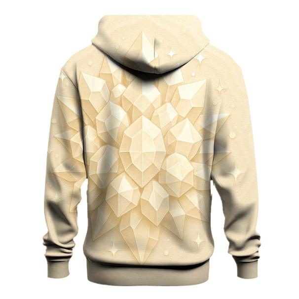 Champagne Crystal Lattice pullover hoodies