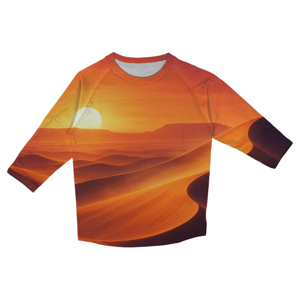 Ember Dunes Of The Quiet Sun custom 3/4 sleeve shirts
