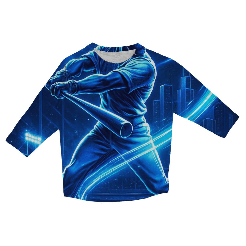 Electric Swing Over Chavez Ravine custom 3/4 sleeve shirts