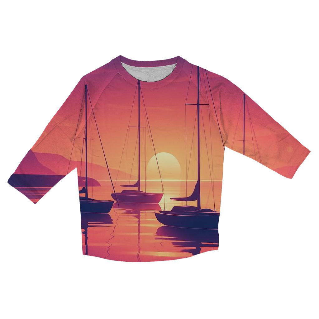 Violet Harbor Afterglow Mirror stylish quarter sleeve tops