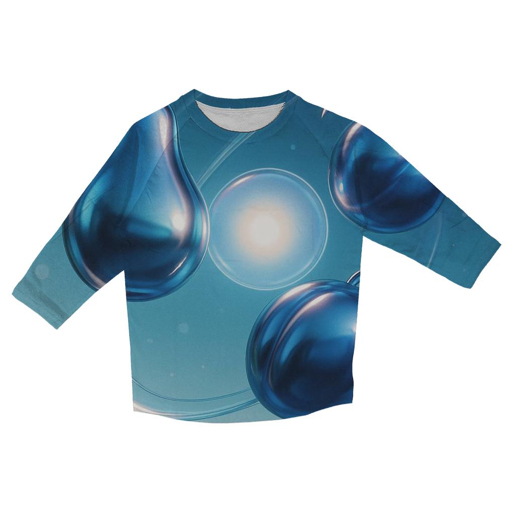 Chrome Aurora Orchard printed three quarter sleeve shirts