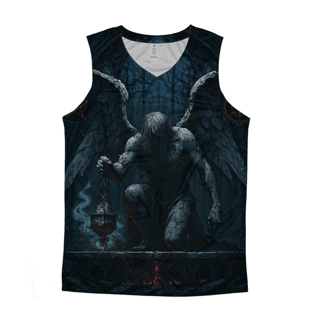 Cathedral Of The Broken Seraph graphic print tank tops