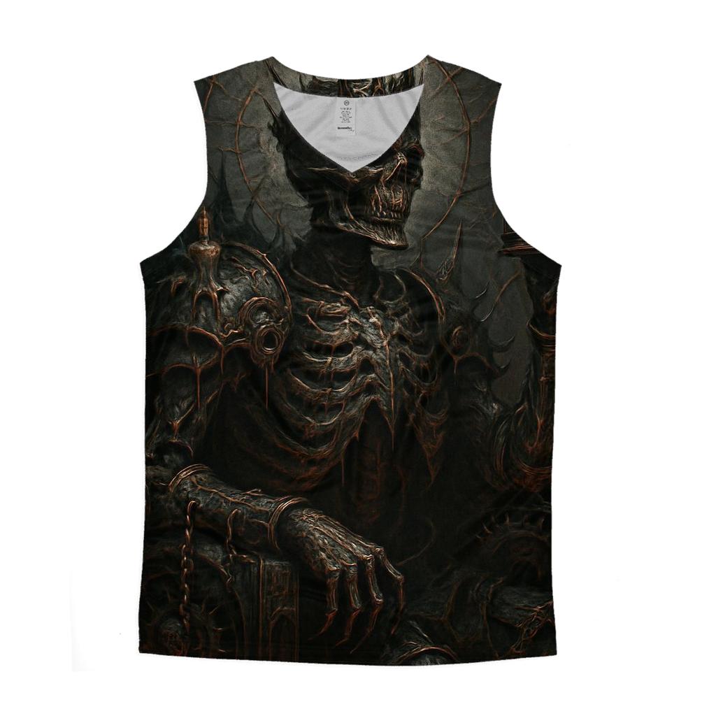 The Hourglass Warden Of Iron Thorns trendy fitted tank tops