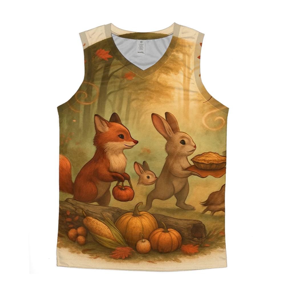 Woodland Harvest Parade At Sunset casual summer tank tops