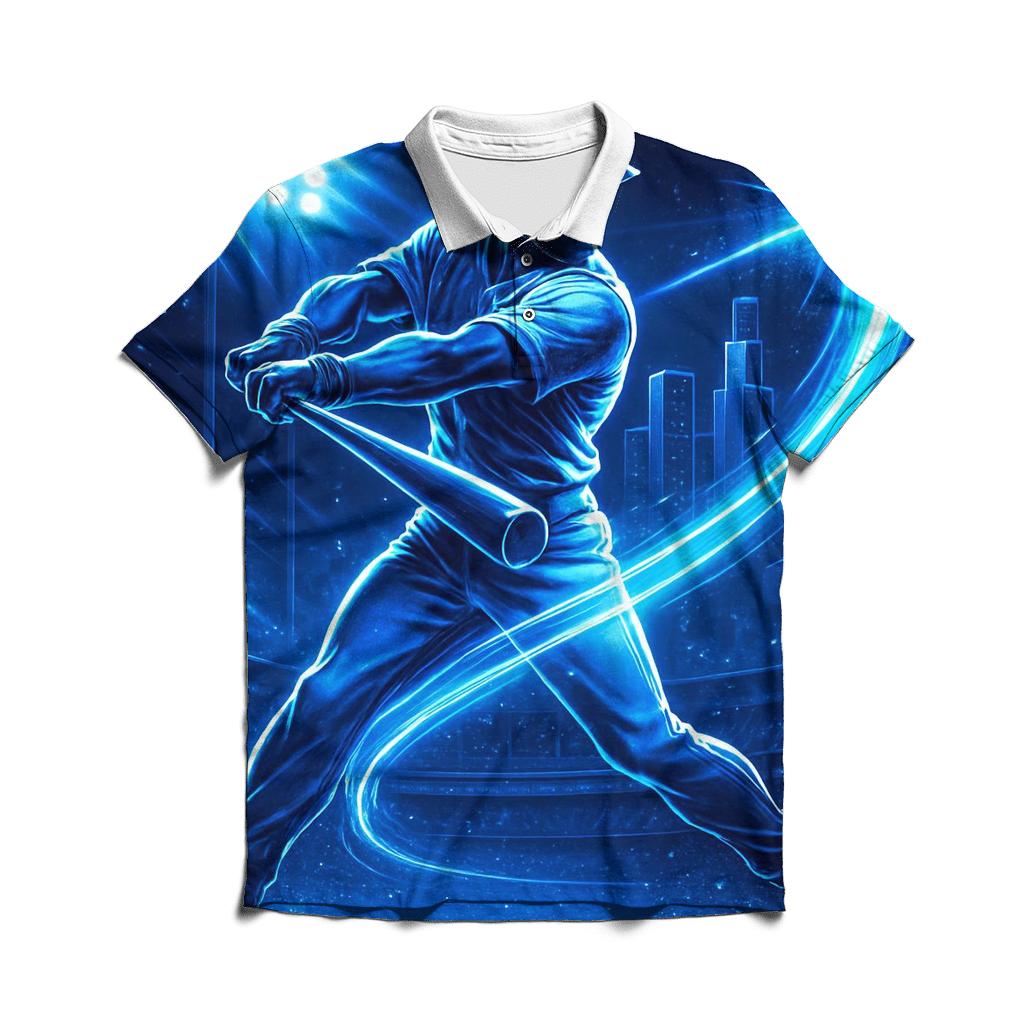 Electric Swing Over Chavez Ravine branded logo polo shirts