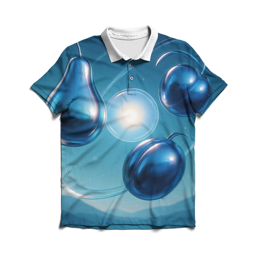 Chrome Aurora Orchard branded logo polo shirts