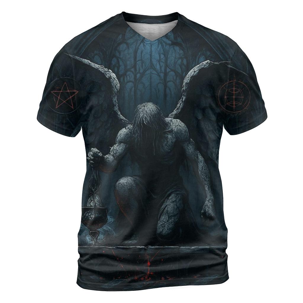 Cathedral Of The Broken Seraph creative print fashion shirts
