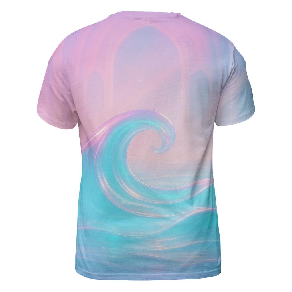 Prismatic Tide Cathedral creative print fashion shirts