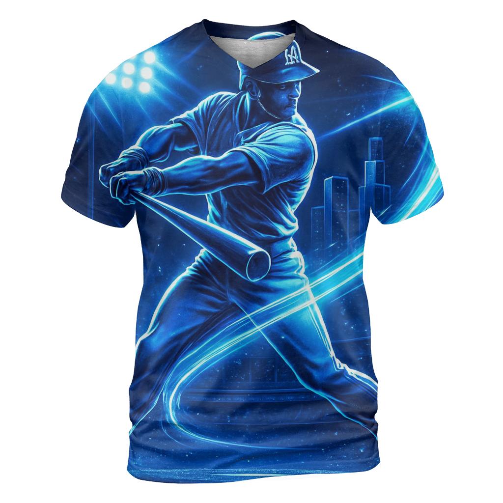 Electric Swing Over Chavez Ravine designer pattern shirts