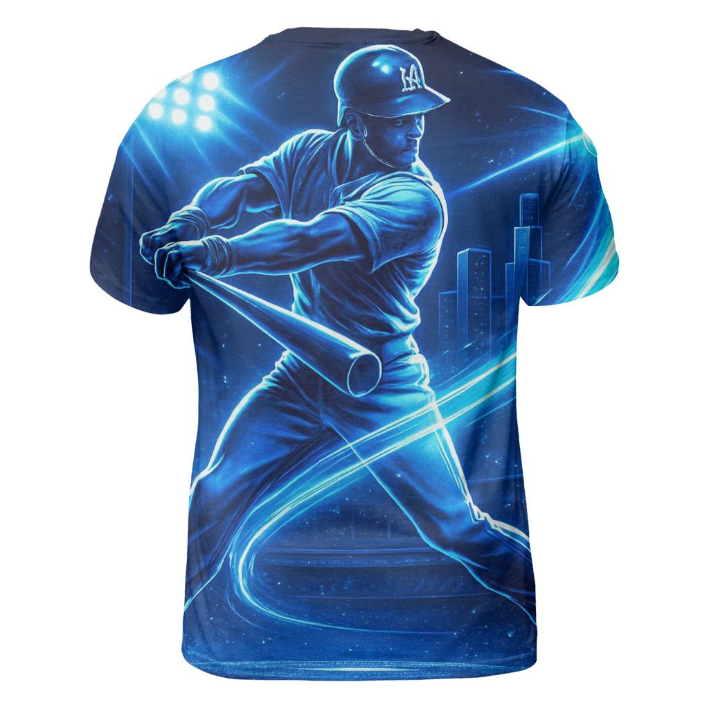 Electric Swing Over Chavez Ravine designer pattern shirts