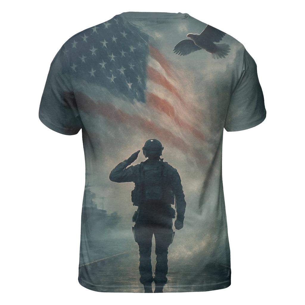 Silent Watch Over Liberty Bay statement graphic shirts