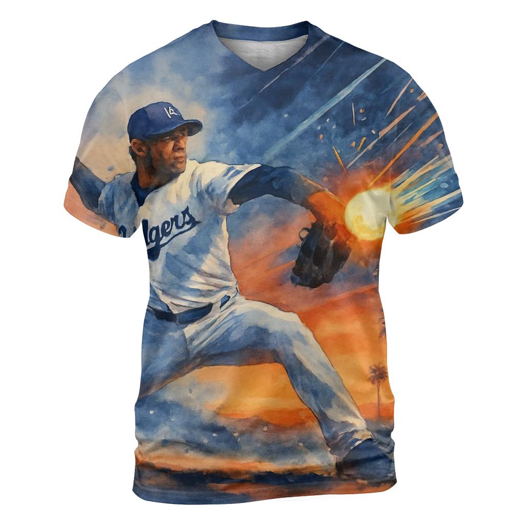 Golden Coast Fastball Break designer pattern shirts