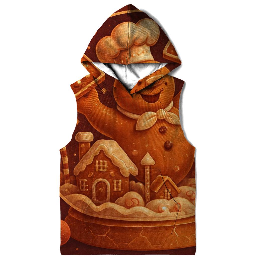 Gingerbread Cabin Snow Globe Ruckus lightweight hoodies